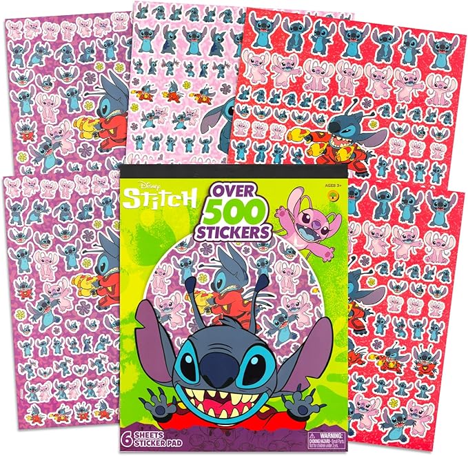 Disney Stitch Backpack and Lunch Box for Girls Set - Lilo and Stitch Backpack, Stitch Lunch Bag, Bottle, More | Stitch School Backpack for Kids Bundle