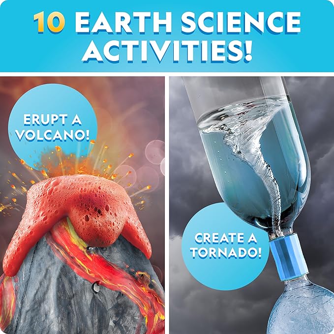 National Geographic Mega Science Lab - Kit for Kids with 75 Easy Experiments, Featuring Earth Science, Chemistry Set, and Magic STEM Projects for Boys and Girls (Amazon Exclusive)