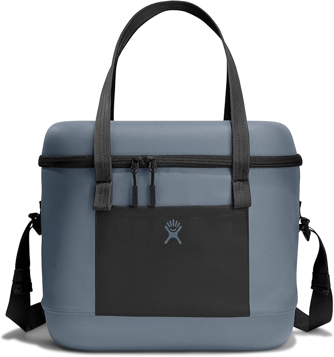Hydro Flask Cooler Bag - Insulated Portable Soft Cooler - 20 L Capacity in Koala Gray and Black