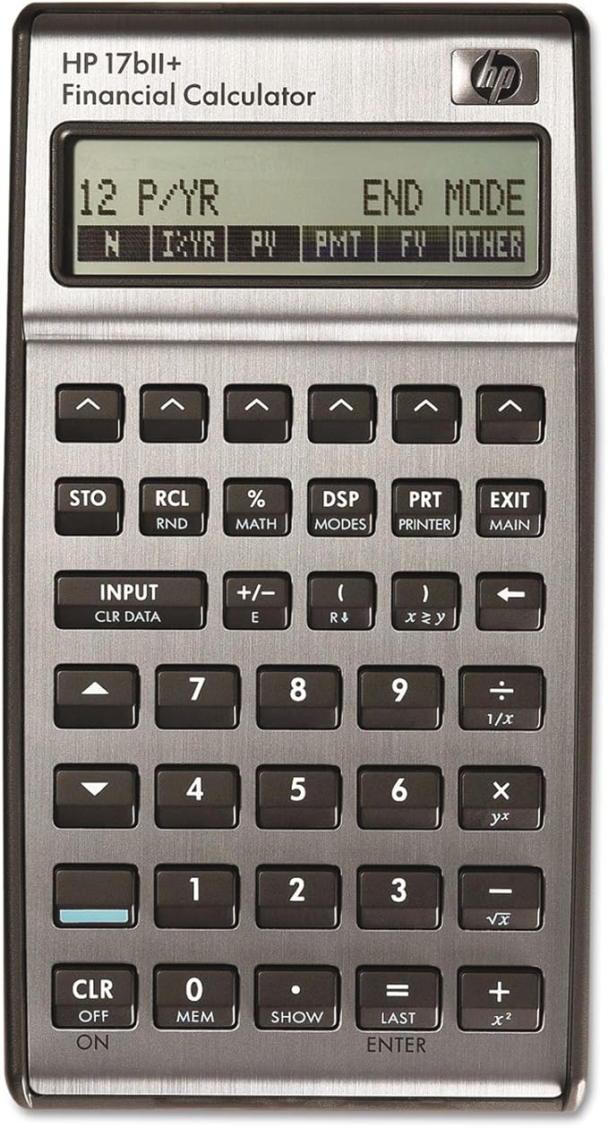 Hp 17Biiplus 17Bii+ Financial Calculator, 22-Digit Lcd