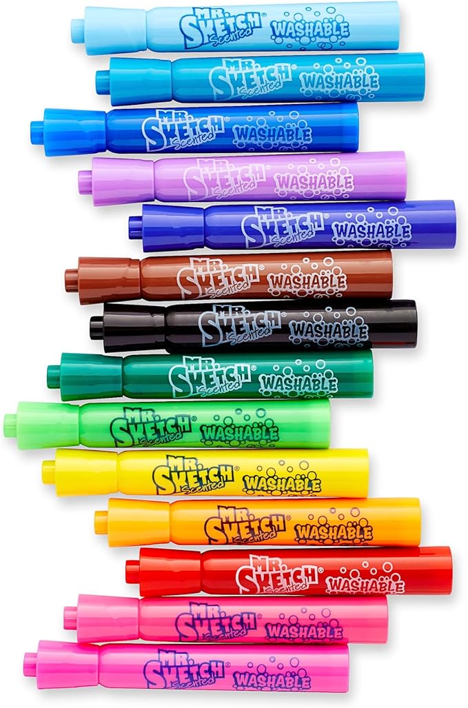 Mr. Sketch® Scented Markers,Chisel Point,Assorted,14 Count (Pack of 8)