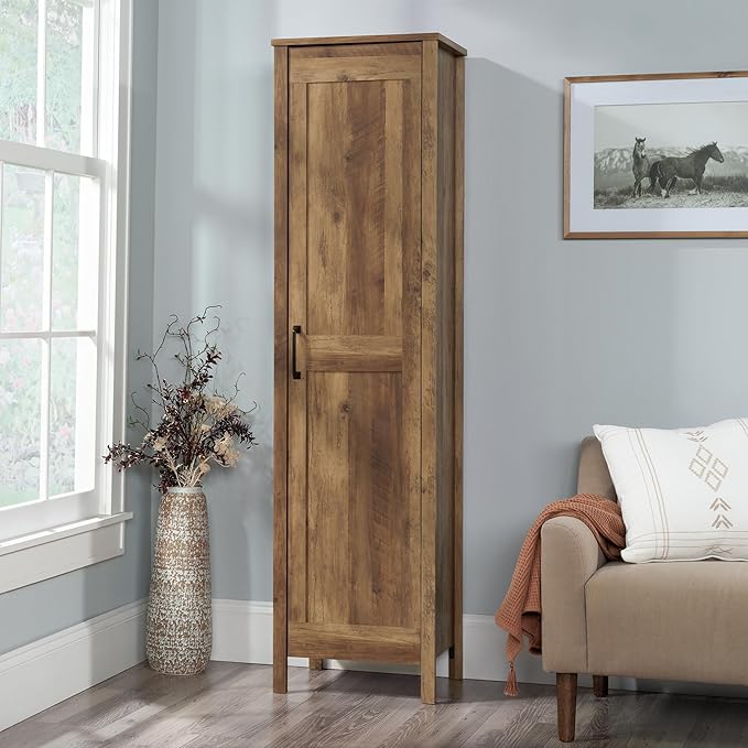 Sauder Miscellaneous Storage Cabinet, Rural Pine Finish