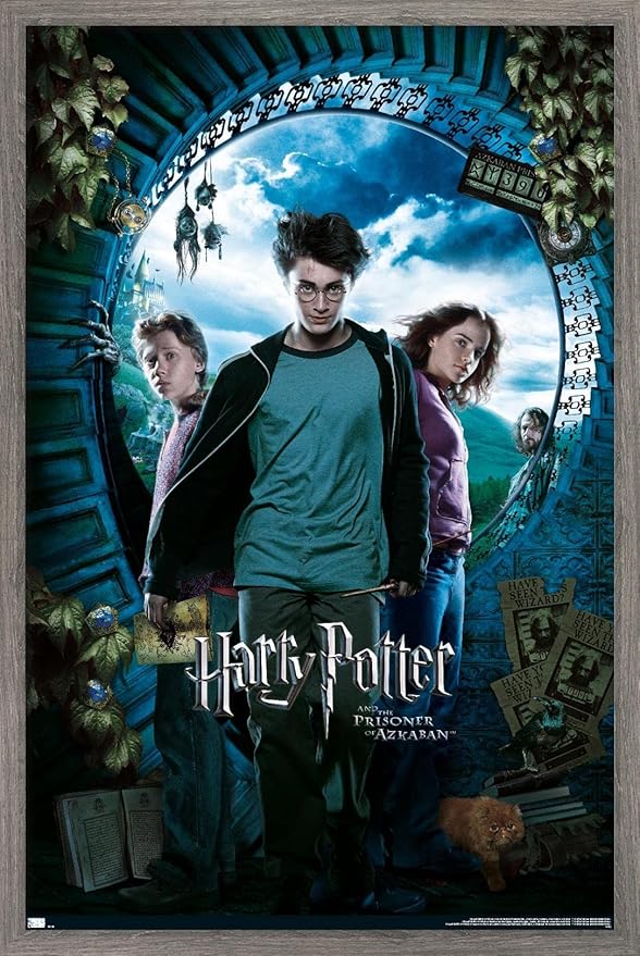 Trends International Harry Potter and the Prisoner of Azkaban - Sky One Sheet Wall Poster, 22.37" x 34.00", Barnwood Framed Version