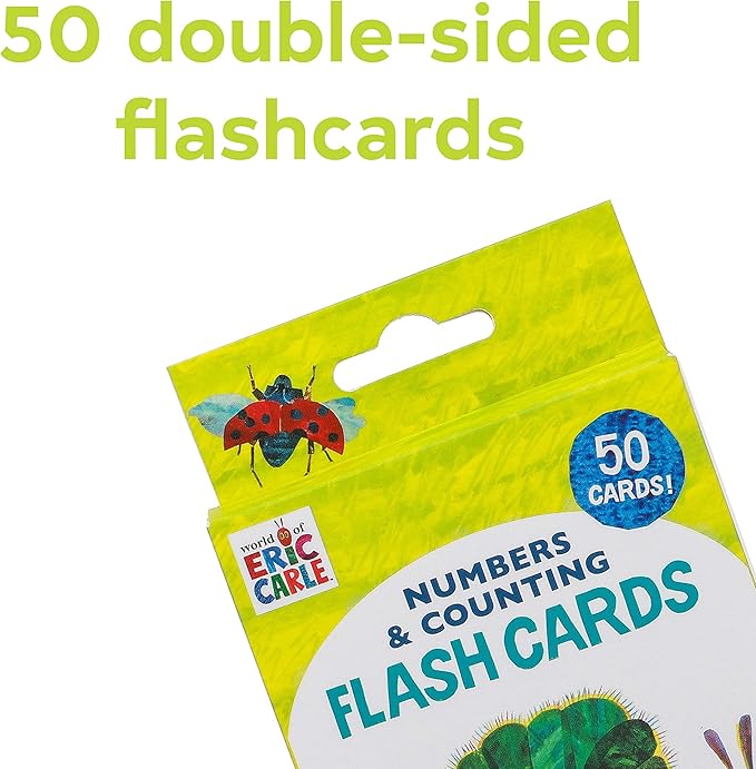Chronicle Books World of Eric Carle (TM) Numbers & Counting Flash Cards: (Learning To Count Cards, Math Flash Cards for Kids, Eric Carle)