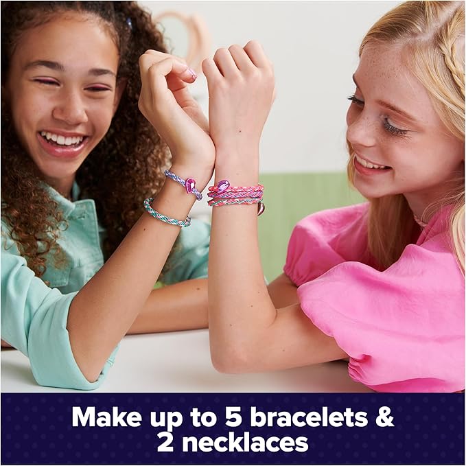 Cool Maker, KumiKreator Bead & Braider Friendship Necklace & Bracelet Making Kit (Packaging May Vary), Gifts & Stocking Stuffers for Girls Ages 8 and up