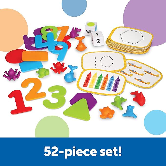 Learning Resources Skill Builders! Preschool Numbers - Back to School Supplies, Teacher Must Haves, Toddler Learning Activities, Ages 3+