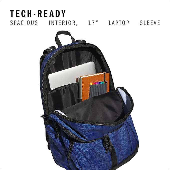 adidas Prime Backpack for Work, Travel Bag for Women and Men with Padded Compartment for Laptop