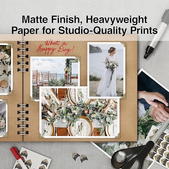 Staples Ultra Premium Matte Photo Paper 8.5-Inch x 11-Inch 50/Pack, For Office, School & Home