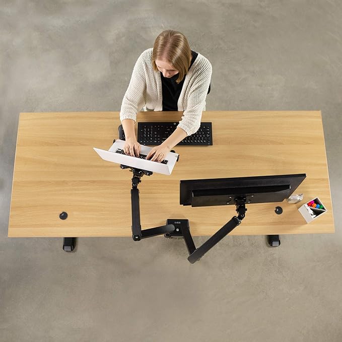 VIVO Adjustable 11 to 17 inch Laptop Holder Only for VESA Compatible Monitor Arms, Notebook Adapter for VESA Monitor Mounts up to 100x100mm Stand-LAP4