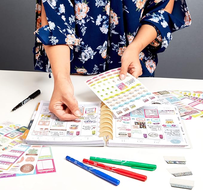 Avery Fitness Planner Stickers Pack, 30 Sheets, Health and Fitness, 1,362 Stickers for Your Planner, Journal or Calendar (6787)