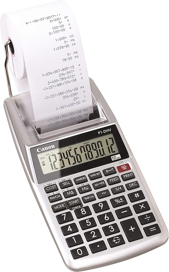 Canon P1-DHV-3 Printer Calculator Formula Type