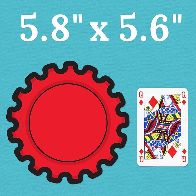 Carson Dellosa 36-Piece Gear Bulletin Board Cutouts, Red, Yellow and Green Cutouts for Bulletin Board, Science, and STEM Classroom Décor, STEM Cutouts for Classroom