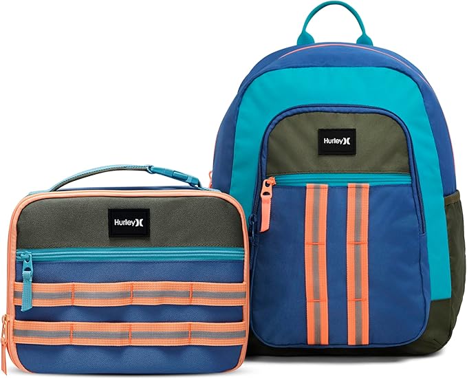 Hurley School Lunch Tote, Shoreline/Beetle