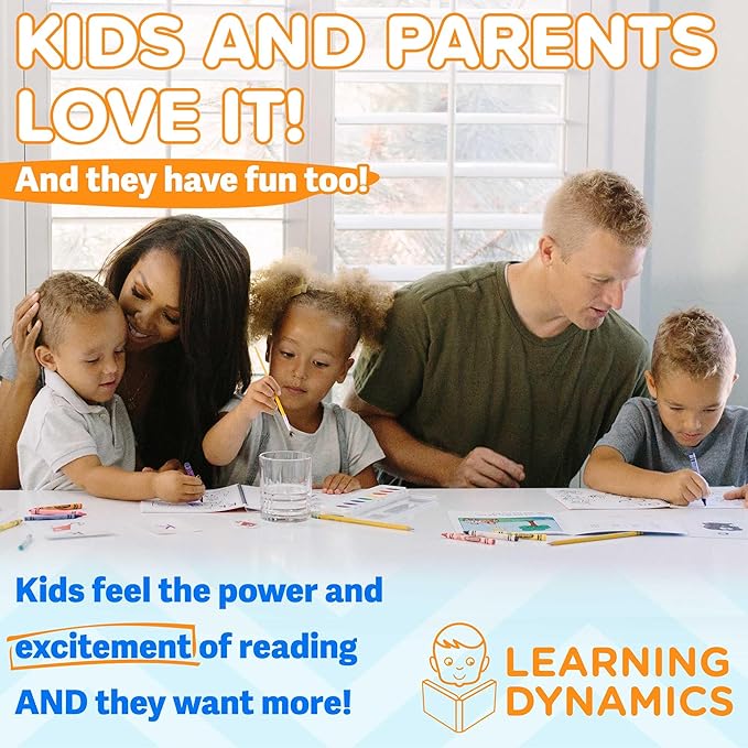 Learning Dynamics 4 Weeks to Read – Learn How to Read & Write Program Includes 53 Books, Teaching Manual, Activity Workbooks, CD, Flashcards , Manipulatives – Teaches Letters, Phonics & Reading
