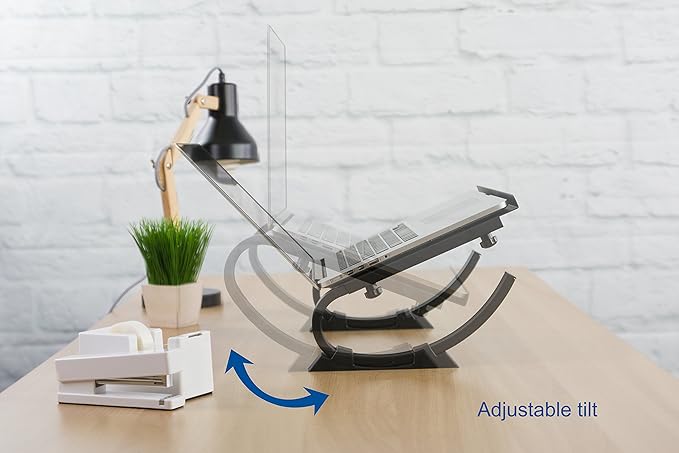 VIVO Black Fully Adjustable Curved Laptop, Notebook and Monitor Riser Stand STAND-V001N (Pack of 3)