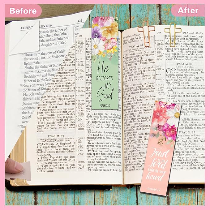 Bible Study Supplies Journaling Kit for Women, All-in-One Bible Journaling Kit with Bible Highlighters and Pens No Bleed, Bible Tabs, Bookmarks, Bible Bag – Back-to-School Gifts（97pcs）