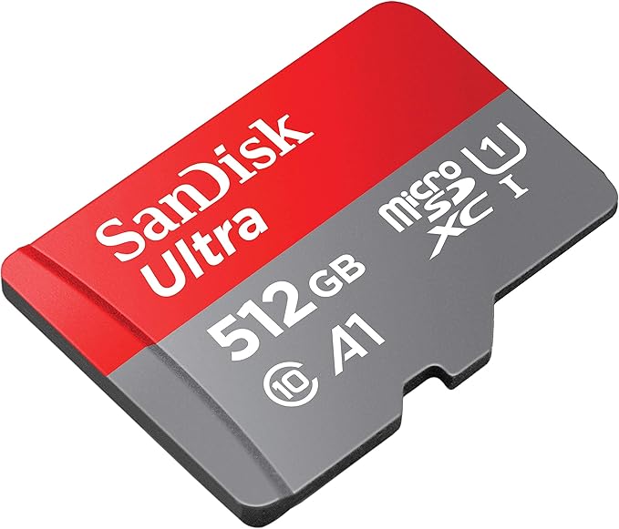 [Older Version] SanDisk 512GB Ultra microSDXC UHS-I Memory Card with Adapter - 120MB/s, C10, U1, Full HD, A1, Micro SD Card - SDSQUA4-512G-GN6MA