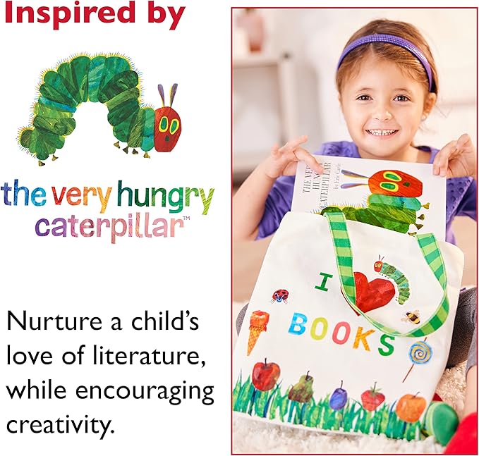 Creativity for Kids The Very Hungry Caterpillar: My Book Tote - Create a DIY Canvas Book Bag from The World of Eric Carle Books, Preschool Crafts for Toddlers (Ages 3+)