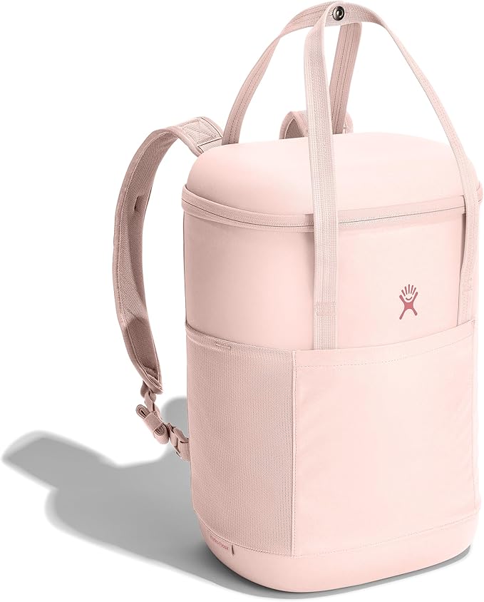 Hydro Flask Cooler Backpack - Insulated Portable Soft Cooler - 20 L Capacity in Trillium Pink