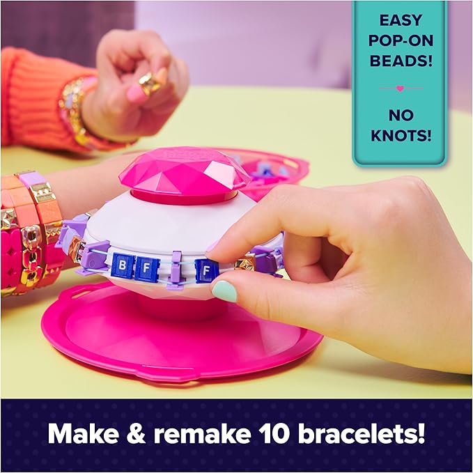 Cool Maker, PopStyle Bracelet Making Kit with 170 Beads, Make & Remake 10 (Packaging May Vary), Arts and Crafts Jewelry Kit, Kids Toys for Ages 7 and up