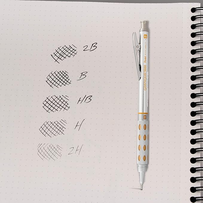 Pentel Super Hi-Polymer Lead Refill, (0.9mm) Thick, B, 180 Pieces of Lead (50-9-B)