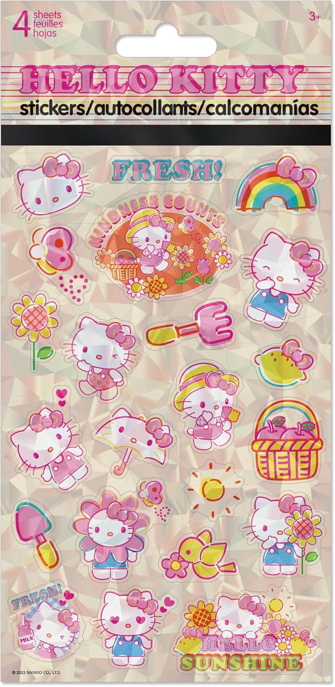 Hello Kitty - Garden Doodle - 2022 Standard Stickers - 4 Sheet