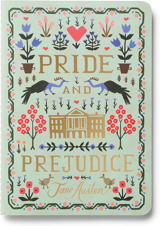 RIFLE PAPER CO. Assorted Set of 3 Jane Austen Notebooks