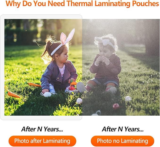SJPACK Thermal Laminating Pouches, 9 x 11.5 Inches Laminating Sheets, 3 mil Thick Laminate Sheets, 2000 Pack,Clear