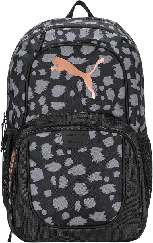 PUMA Unisex Adult Evercat Contender Backpack, Black/Rose Gold