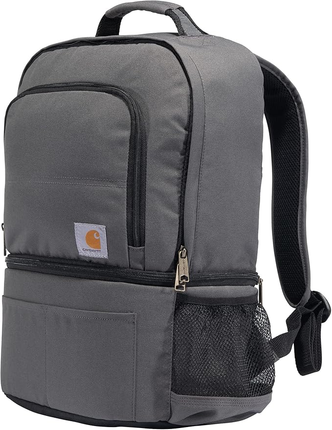 Mens Insulated 24 Can Two Compartment Cooler Backpack Backpack With FullyInsulated Cooler Base