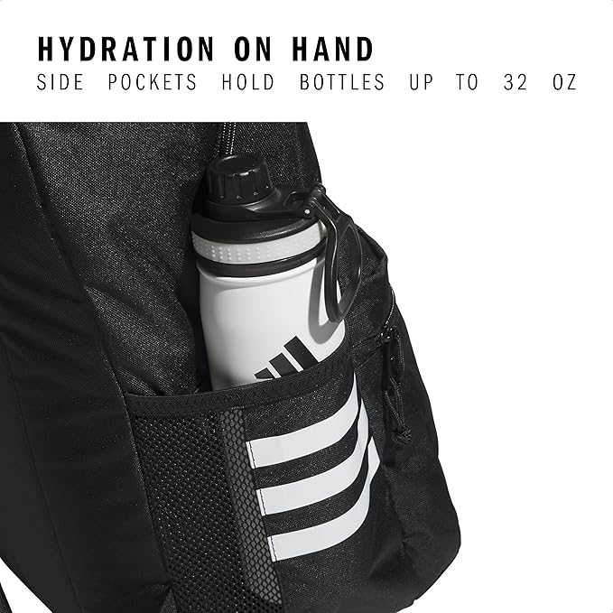 3-Stripe Classic backpack for men and women, bag with laptop sleeve