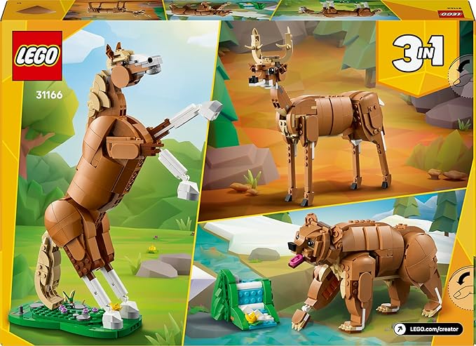 Lego Creator 31166 Enjoyable Horse Toy Birthday Present Blocks for Girls Boys Children 9 Years Old 10 Years Old 11 Years Old Elementary School Interior Stylish Figure Goods Mom Father