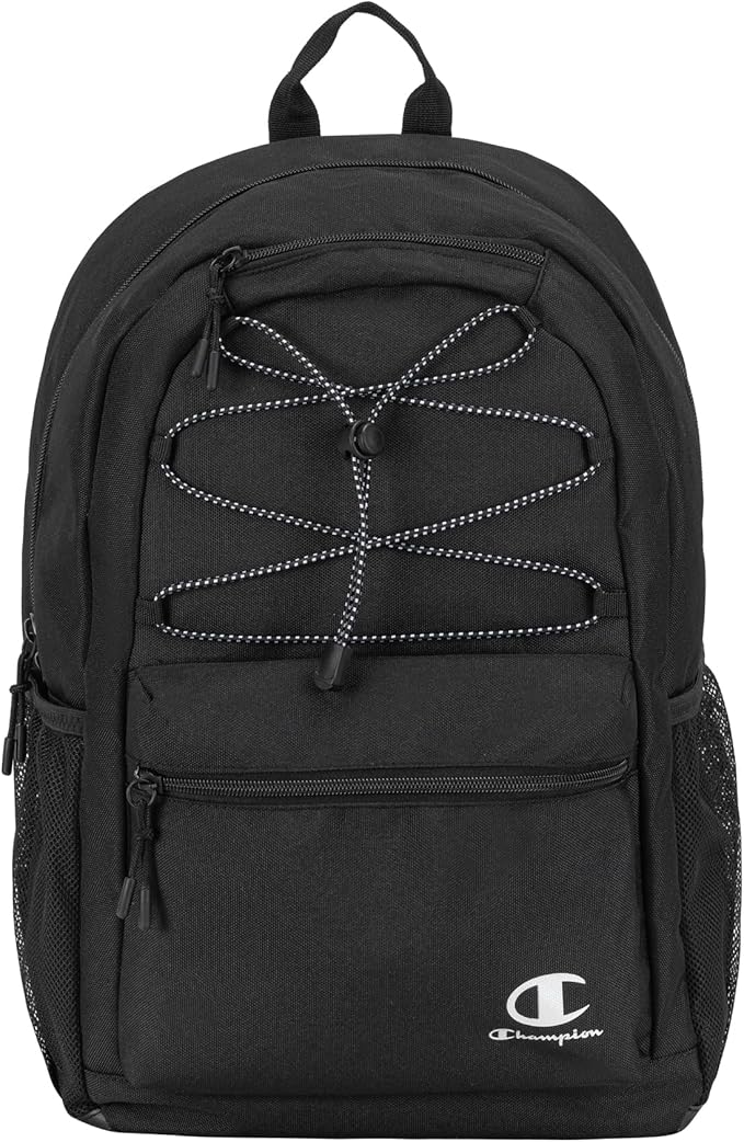 Champion Bungee Backpack, Black, OS