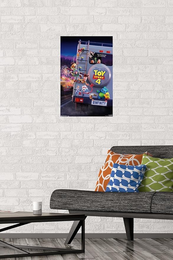 Trends International Disney Pixar Toy Story 4 - Final One Sheet Wall Poster, 14.725" x 22.375", Premium Unframed Version