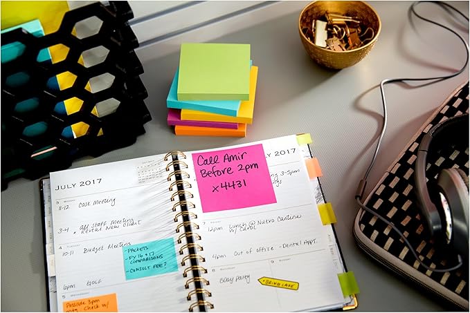 Post-it Mini Notes, 1 3/8 in. x 1 7/8 in., 24 Sticky Notes Pads, 100 Sheets per Pad, Poptimistic Collection, New Year Organization or Second Semester School Supplies