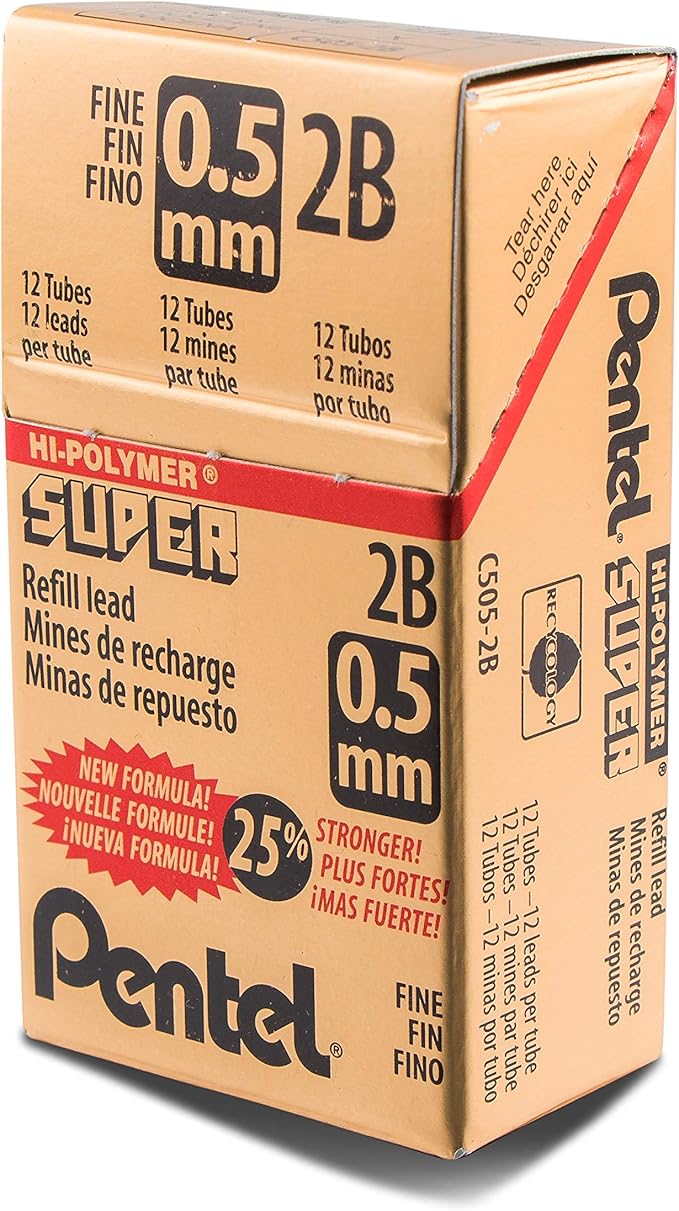 PENC5052B Lead,Refill.5MM,2B,12/TB