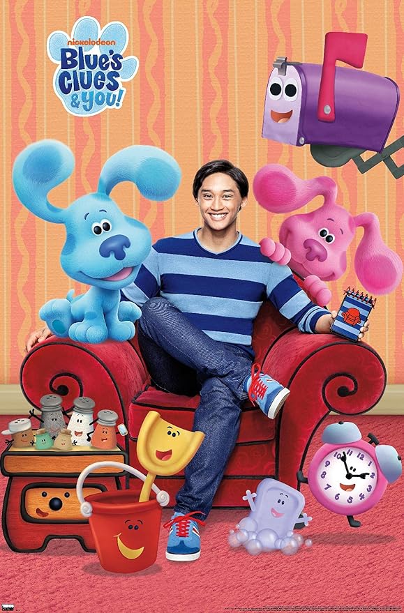 Nickelodeon Blue's Clues - Group Wall Poster, 19L" x 13W", Premium Unframed Version