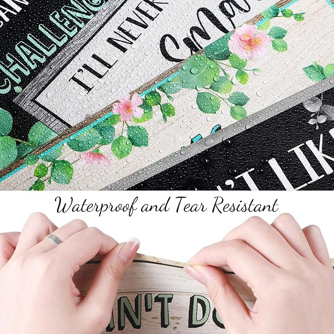 Tenare Mindset Posters Bulletin Board Set Motivational Change Your Mindset Posters Positive Sayings Inspirational Classroom Decoration for Teacher Students School(Vintage)