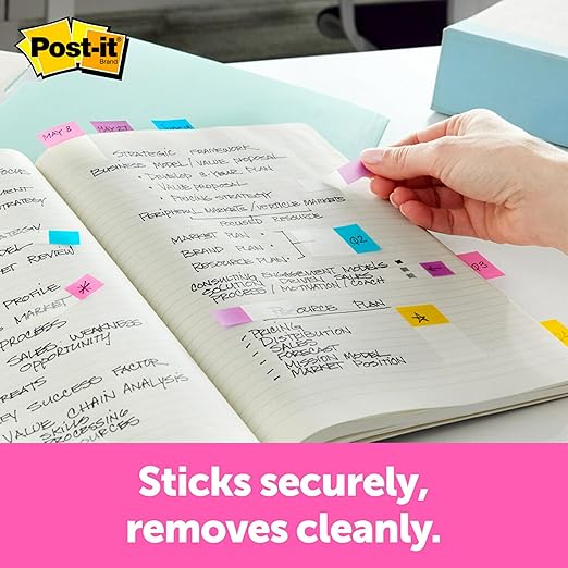 Post-it : Arrow Flags, "Sign Here", 4 Colors with Dispensers, 120 per Pack -:- Sold as 2 Packs of - 120 - / - Total of 240 Each