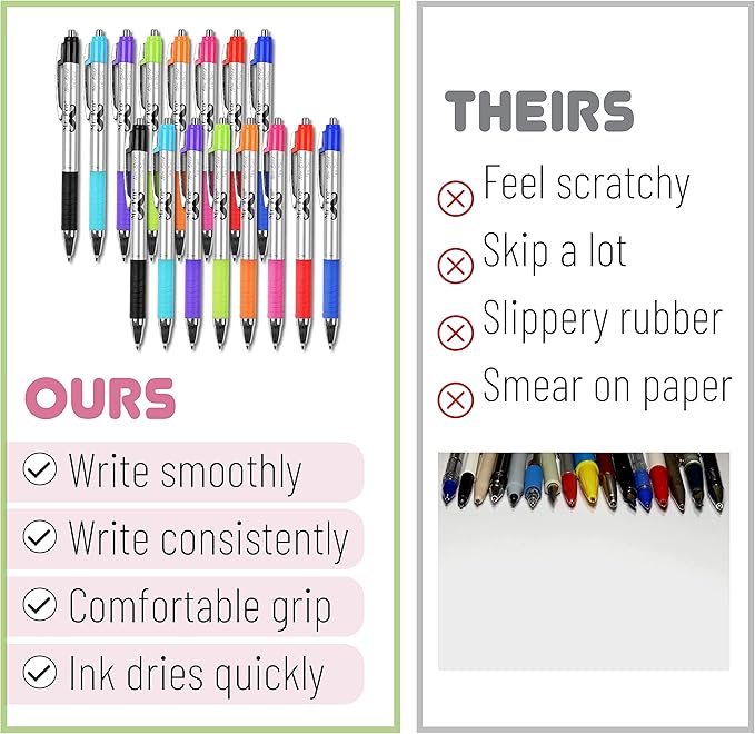Mr. Pen- Bible Pens No Bleed Through, 16 Pack, Assorted Color, Bible Journaling Pens