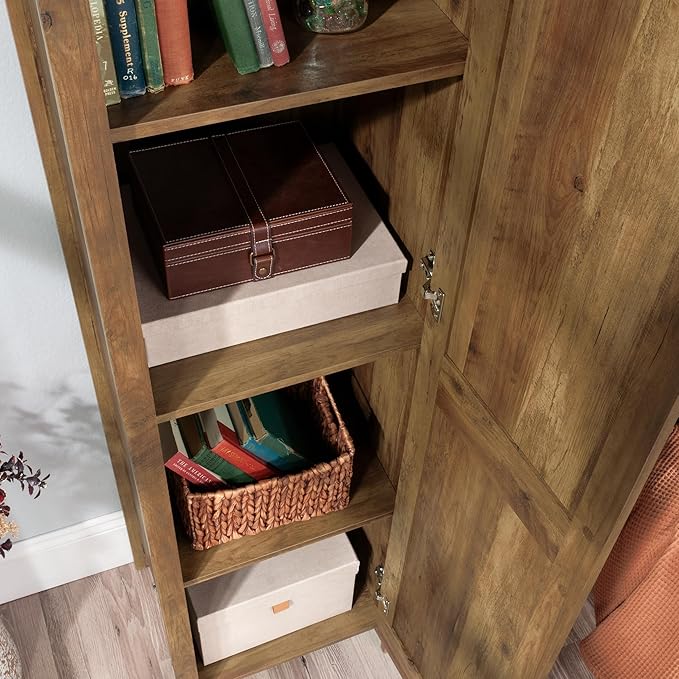 Sauder Miscellaneous Storage Cabinet, Rural Pine Finish