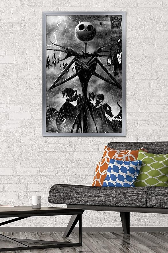 Trends International the Nightmare Before Christmas-Shadows Wall Poster, 24.25" X 35.75", Multicolor
