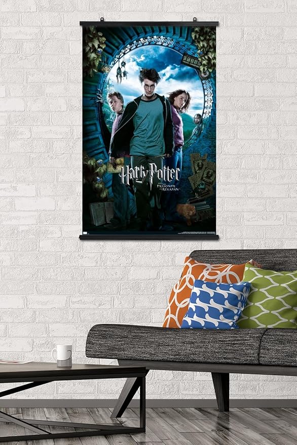 Trends International Harry Potter and the Prisoner of Azkaban - Sky One Sheet Wall Poster, 22.37" x 34.00", Premium Poster & Clip Bundle