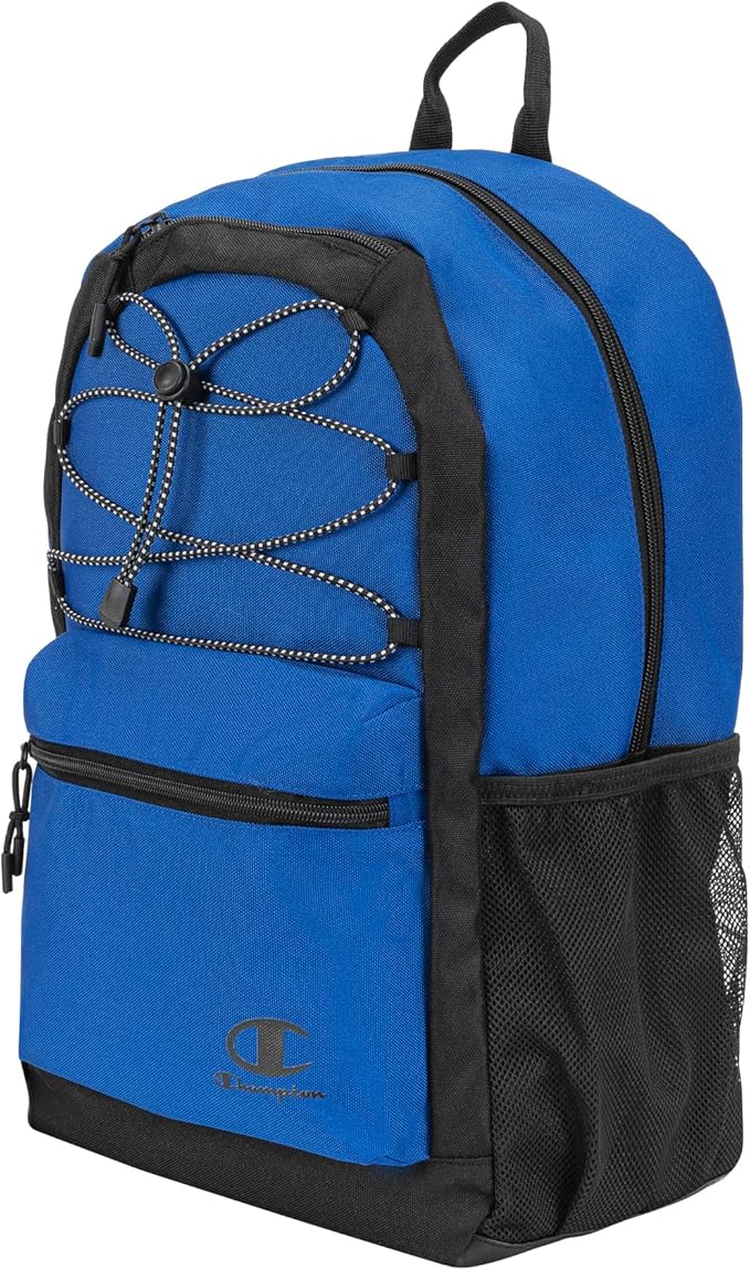 Champion Bungee Backpack, Blue/Black, OS