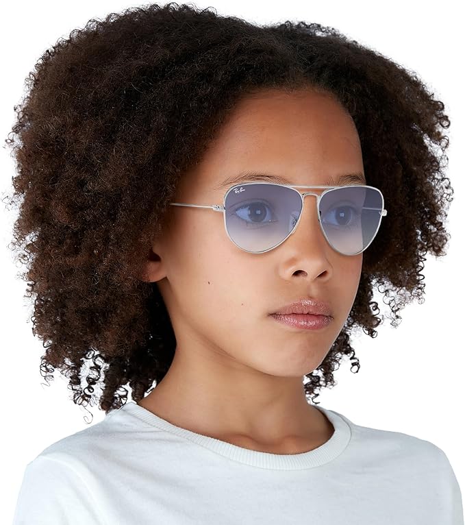 Ray-Ban Junior Kids' Rj9506s Metal Aviator Sunglasses