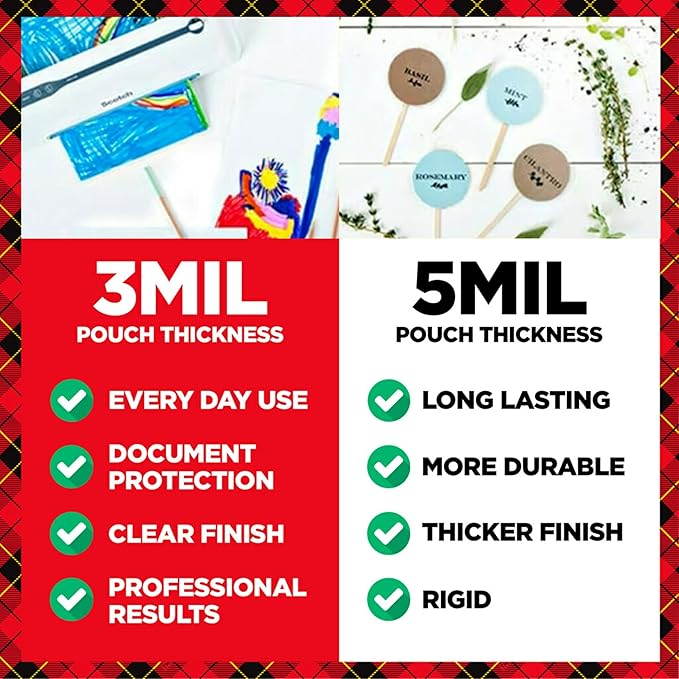 Scotch Thermal Laminating Pouches, Letter Size Laminating Sheets 8.9 x 11.4-Inches, 3 mil thick, 20-Pack, Clear