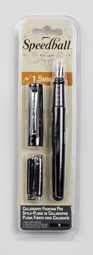Speedball Art Products 002901 Calligraphy Fountain Pen 1.5mm