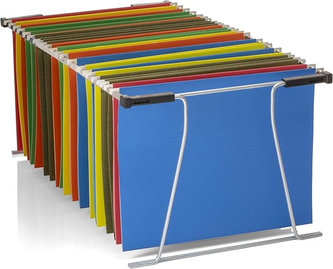 Officemate Universal Hanging File Frame,Letter and Legal Size,Rails 24 to 27,Steel,1 Set (91966),(Pack of 6)