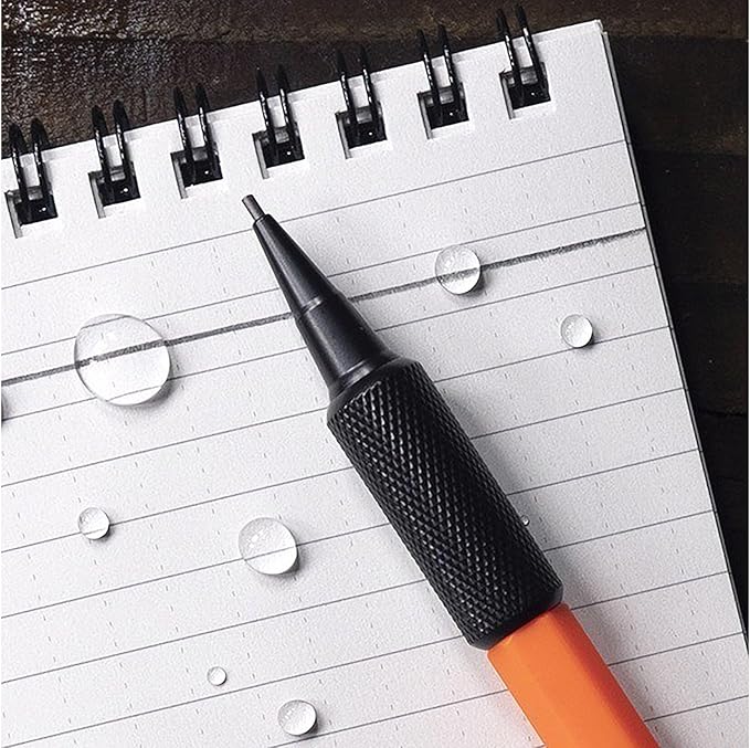 Rite in the Rain Weatherproof Mechanical Pencil, Orange Barrel, 1.3mm Black Lead (No. OR13)
