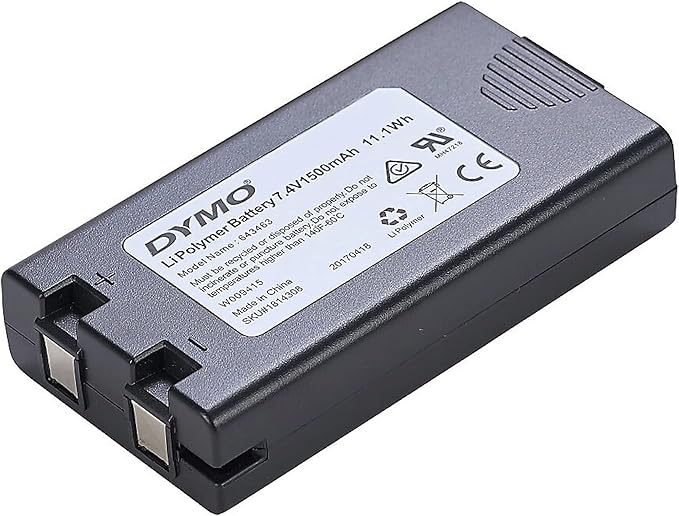 DYMO Rechargeable Battery for DYMO 500TS, WPnP, XTL 300, and Mobile Labeler Label Makers, (1814308), Black
